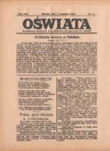 Oświata: bezpłatny dodatek tygodniowy do "Gazety Polskiej" 1934.08.12 R.22 Nr32