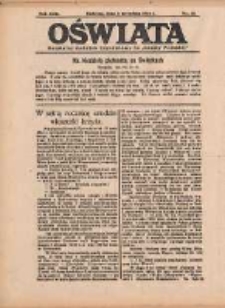 Oświata: bezpłatny dodatek tygodniowy do "Gazety Polskiej" 1934.09.02 R.22 Nr35