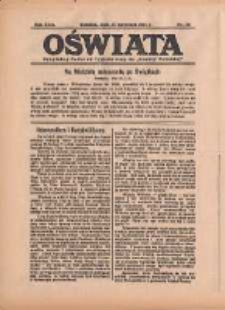 Oświata: bezpłatny dodatek tygodniowy do "Gazety Polskiej" 1934.09.23 R.22 Nr38