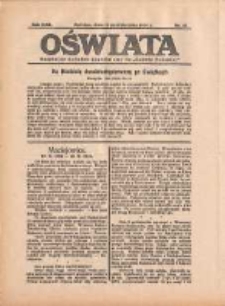 Oświata: bezpłatny dodatek tygodniowy do "Gazety Polskiej" 1934.10.14 R.22 Nr41
