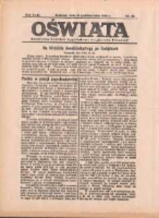 Oświata: bezpłatny dodatek tygodniowy do "Gazety Polskiej" 1934.10.21 R.22 Nr42