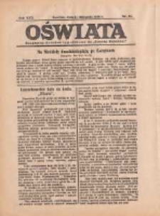 Oświata: bezpłatny dodatek tygodniowy do "Gazety Polskiej" 1934.11.11 R.22 Nr45
