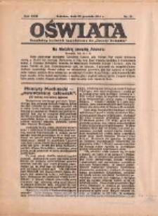 Oświata: bezpłatny dodatek tygodniowy do "Gazety Polskiej" 1934.12.23 R.22 Nr51
