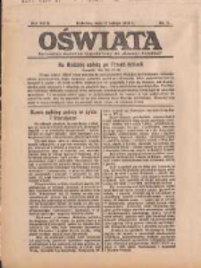 Oświata: bezpłatny dodatek tygodniowy do "Gazety Polskiej" 1935.02.17 R.23 Nr7