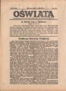 Oświata: bezpłatny dodatek tygodniowy do "Gazety Polskiej" 1935.05.05 R.23 Nr18