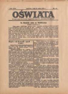 Oświata: bezpłatny dodatek tygodniowy do "Gazety Polskiej" 1935.05.26 R.23 Nr21