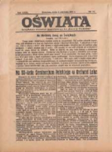 Oświata: bezpłatny dodatek tygodniowy do "Gazety Polskiej" 1935.08.04 R.23 Nr31