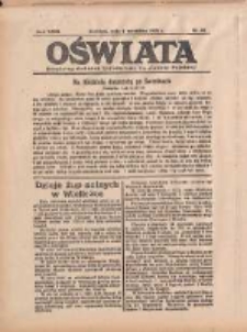 Oświata: bezpłatny dodatek tygodniowy do "Gazety Polskiej" 1935.09.01 R.23 Nr35