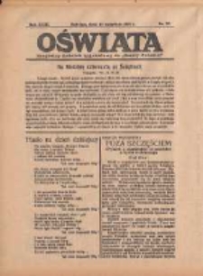 Oświata: bezpłatny dodatek tygodniowy do "Gazety Polskiej" 1935.09.15 R.23 Nr37
