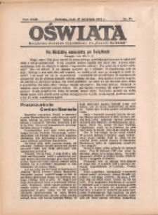 Oświata: bezpłatny dodatek tygodniowy do "Gazety Polskiej" 1935.09.29 R.23 Nr39