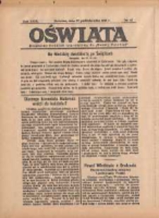 Oświata: bezpłatny dodatek tygodniowy do "Gazety Polskiej" 1935.10.27 R.23 Nr43