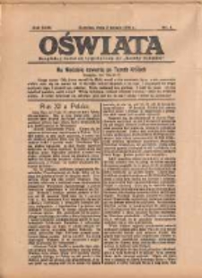 Oświata: bezpłatny dodatek tygodniowy do "Gazety Polskiej" 1936.02.02 R.24 Nr5