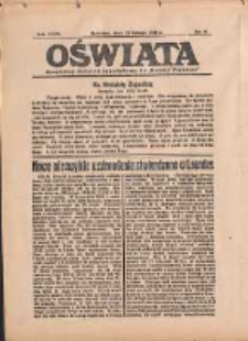 Oświata: bezpłatny dodatek tygodniowy do "Gazety Polskiej" 1936.02.23 R.24 Nr8
