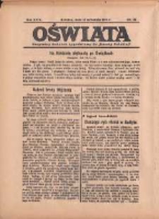 Oświata: bezpłatny dodatek tygodniowy do "Gazety Polskiej" 1936.09.13 R.24 Nr37