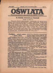 Oświata: bezpłatny dodatek tygodniowy do "Gazety Polskiej" 1936.09.27 R.24 Nr39