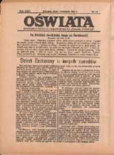 Oświata: bezpłatny dodatek tygodniowy do "Gazety Polskiej" 1936.11.01 R.24 Nr44