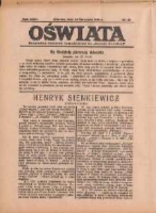 Oświata: bezpłatny dodatek tygodniowy do "Gazety Polskiej" 1936.11.29 R.24 Nr48