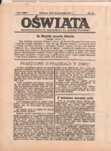 Oświata: bezpłatny dodatek tygodniowy do "Gazety Polskiej" 1936.12.20 R.24 Nr51