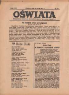Oświata: bezpłatny dodatek tygodniowy do "Gazety Polskiej" 1937.05.30 R.25 Nr22
