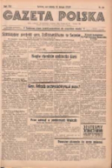 Gazeta Polska: codzienne pismo polsko-katolickie dla wszystkich stanów 1938.02.12 R.42 Nr34