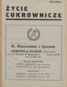 Życie Cukrownicze : miesięcznik : organ Związku Pracownik&oacute;w Przemysłu Cukrowniczego w Rzeczypospolitej Polskiej 1932.02.01 R.10 Nr2