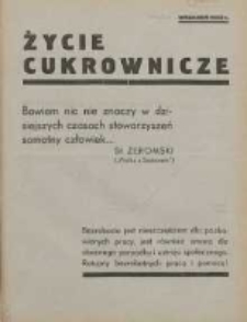 Życie Cukrownicze : miesięcznik : organ Zw. Zaw. Pracownik&oacute;w Przemysłu Cukrowniczego w Rzeczypospolitej Polskiej 1932.09.01 R.10 Nr8/9