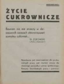 Życie Cukrownicze : miesięcznik : organ Zw. Zaw. Pracowników Przemysłu Cukrowniczego w Rzeczypospolitej Polskiej 1932.09.01 R.10 Nr8/9