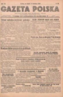 Gazeta Polska: codzienne pismo polsko-katolickie dla wszystkich stanów 1938.04.16 R.42 Nr89