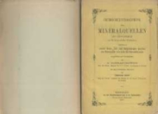 Chemische Untersuchung der Mineralquellen zu Iwonicz im K&ouml;nigreiche Galizien