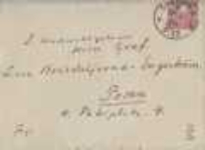 List J&oacute;zefa Ignacego Kraszewskiego do Wawrzyńca Benzelstjerny-Engestr&ouml;ma z 19 marca 1884 roku