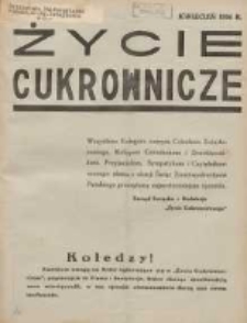 Życie Cukrownicze : miesięcznik : organ Zw. Zaw. Pracowników Przemysłu Cukrowniczego w Rzeczypospolitej Polskiej 1936 kwiecień R.14 Nr4
