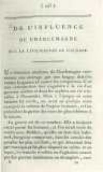 Archives litt&eacute;raires de l'Europe: ou m&eacute;langes de litt&eacute;rature, d'histoire et de philosophie par une soci&eacute;t&eacute; de gens de lettres. Suivis d'une Gazette litt&eacute;raire universelle. 1805 T.5 No.14