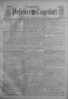 Posener Tageblatt 1910.02.14 Jg.49 Nr74