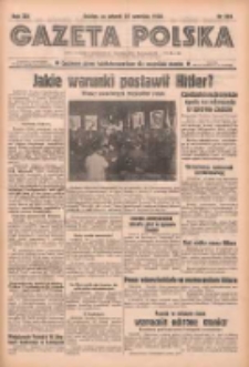 Gazeta Polska: codzienne pismo polsko-katolickie dla wszystkich stanów 1938.09.27 R.42 Nr223