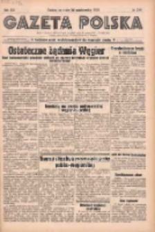 Gazeta Polska: codzienne pismo polsko-katolickie dla wszystkich stanów 1938.10.26 R.42 Nr249