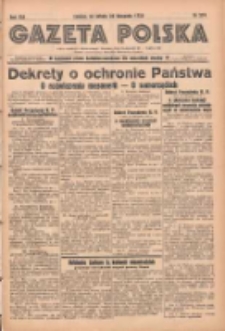 Gazeta Polska: codzienne pismo polsko-katolickie dla wszystkich stanów 1938.11.26 R.42 Nr274