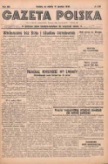 Gazeta Polska: codzienne pismo polsko-katolickie dla wszystkich stanów 1938.12.17 R.42 Nr291