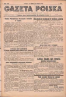 Gazeta Polska: codzienne pismo polsko-katolickie dla wszystkich stanów 1939.02.25 R.43 Nr48