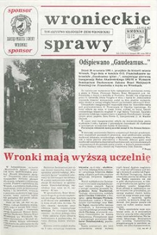 Wronieckie Sprawy 1991.11 R.2 Nr8(11)