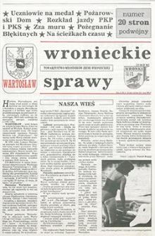 Wronieckie Sprawy 1992.07-08 R.3 Nr5/6(17/18)