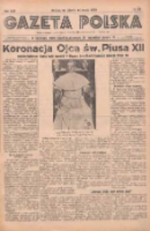 Gazeta Polska: codzienne pismo polsko-katolickie dla wszystkich stan&oacute;w 1939.03.14 R.43 Nr62
