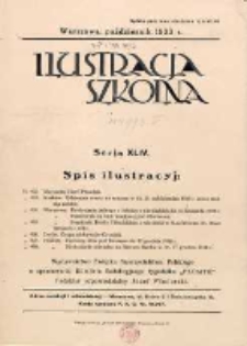 Ilustracja Szkolna 1933 październik Ser.XLIV Nr il.492/498