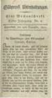 S&uuml;dpreussische Unterhaltungen: eine Wochenschrift. 1801.11.14 Jahrg.1 No.2