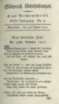 S&uuml;dpreussische Unterhaltungen: eine Wochenschrift. 1802.01.02 Jahrg.1 No.9