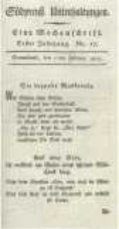 S&uuml;dpreussische Unterhaltungen: eine Wochenschrift. 1802.02.27 Jahrg.1 No.17