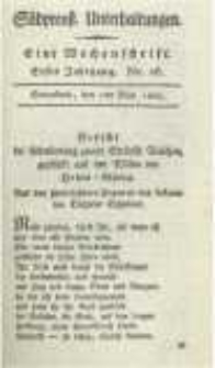 S&uuml;dpreussische Unterhaltungen: eine Wochenschrift. 1802.05.01 Jahrg.1 No.26