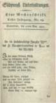 S&uuml;dpreussische Unterhaltungen: eine Wochenschrift. 1802.05.22 Jahrg.1 No.29
