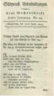 S&uuml;dpreussische Unterhaltungen: eine Wochenschrift. 1802.06.19 Jahrg.1 No.33