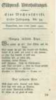 S&uuml;dpreussische Unterhaltungen: eine Wochenschrift. 1802.06.26 Jahrg.1 No.34