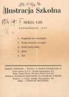 Ilustracja Szkolna 1934 październik Ser.LIII Nr il. 1/5